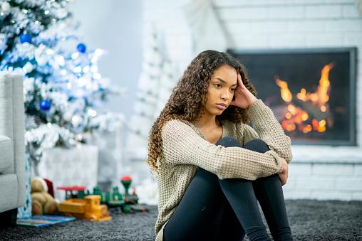 woman stressed out